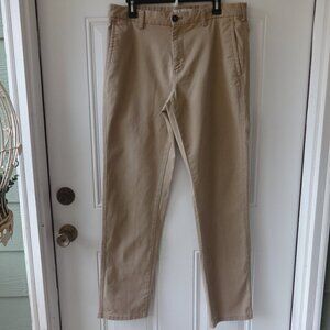 Joseph Abboud men's 34x34 tan pants, stretch cotton ,spandex casual, work